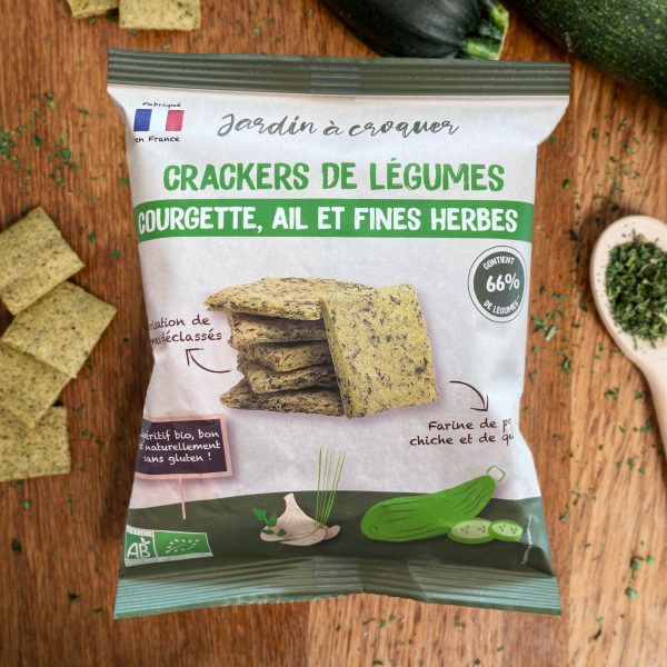 Crackers Courgette<br/> ail & fines herbes