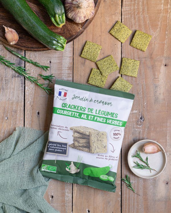 Crackers Courgette<br/> ail & fines herbes – Image 2